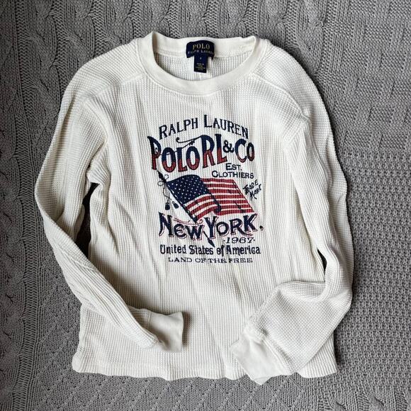Ralph Lauren Thermal Top ~ 6 - Picture 1 of 6